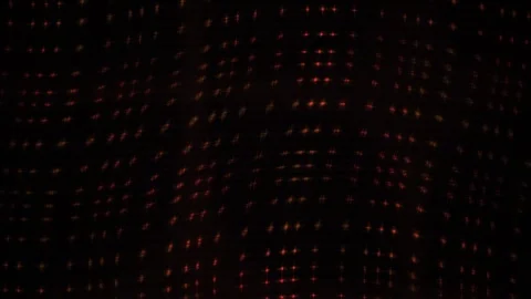 Abstract dark background with glowing digital data points and lines. Stock Footage 333910594