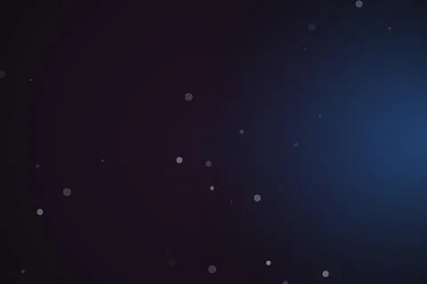 Abstract dark background with glowing light and particles Illustrazione stock