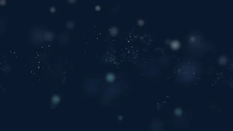 Abstract Dark Background with Glowing Particles and Bokeh Effects Stock Footage 297013500