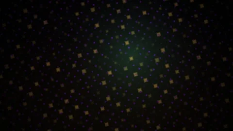 Abstract dark background with glowing particles dot matrix pattern animation. Stock Footage 346320498