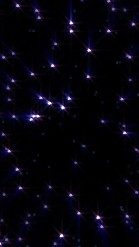Abstract dark background with glowing star-like nodes and connecting lines,.. Stock Footage 325909540