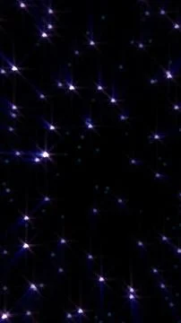 Abstract dark background with glowing star-like nodes and connecting lines,.. Stock Illustration
