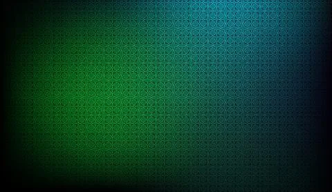 Abstract dark background with gradient green and blue colors and geometric Stock Illustration