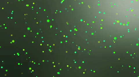 Abstract dark background with green particles Video stock 66856178