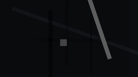 Abstract dark background with intersecting geometric lines and shapes in va.. Vídeos de archivo 335440710