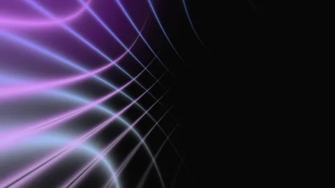 Abstract dark background with intersecting purple and blue lines that radiate 库存影片 334784896