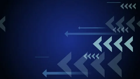 Abstract dark background with layered arrows pointing inward animation, geo.. Stock-Footage 329936918