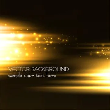 Abstract dark background with  light line Illustrazione stock