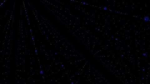 Abstract dark background of light with stripes of colorful moving rays. Vídeos de archivo 275852504