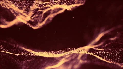 Abstract dark background as a loopable sequence with glow particles and depth  Stock Footage 252893345