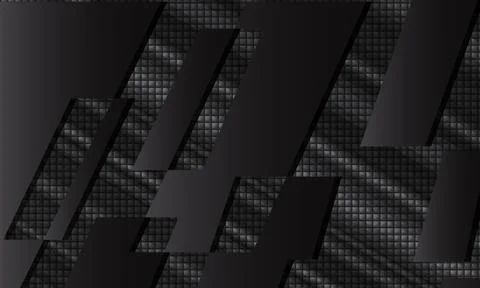 Abstract dark background with metallic elements. stainless blank space. Stock Illustration