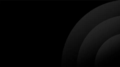 Abstract dark background with minimalist black textured curved arches on da.. Stock Illustration