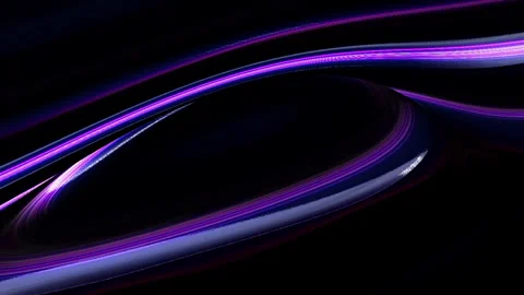 Abstract dark background with neon purple waves and a central copy space ar.. 스톡 동영상 344322354