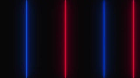 Abstract dark background with neon vertical lines, computer generated. 3d render Illustrazione stock