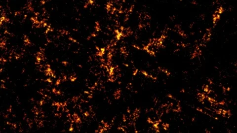 Abstract Dark Background in Orange Stock Footage 95262754
