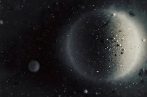 Abstract dark background of outer space Stock Illustration