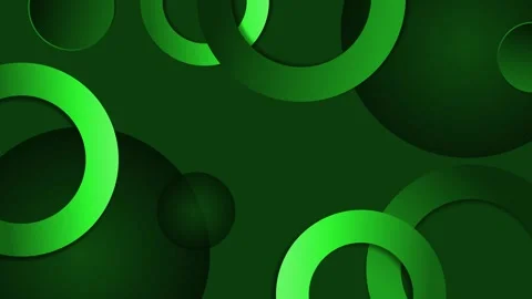 Abstract dark background with overlapping gradient rings and circles animat.. 스톡 동영상 333918120
