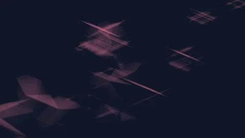Abstract dark background with pink motion blur geometric light shapes and c.. Illustrazione stock