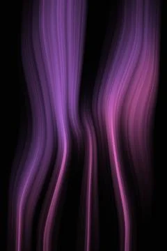 Abstract Dark Background with Purple and Magenta Vertical Wavy Motion Blur Lines Stock Illustration