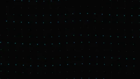 Abstract dark background with repeating patterns of small glowing dots Stock Footage 339617307
