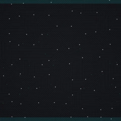 Abstract dark background seamless pattern grid technology overlay loop Stock Footage 345689922