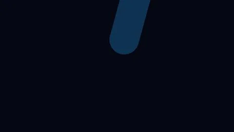 Abstract dark background with a single blue curved shape extending from the t Illustration