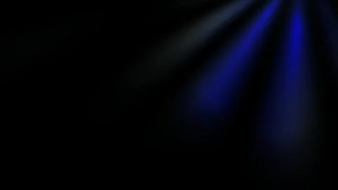Abstract dark background with soft blue light streaks and lens flare effects. Stock Footage 340487187