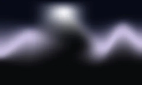 Abstract Dark Background with Soft Blurred White Wave and Glowing Light Smo.. Stockillustratie