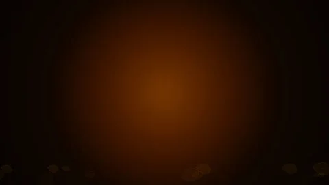 Abstract dark background with a soft glowing amber center light effect Видео 338310645