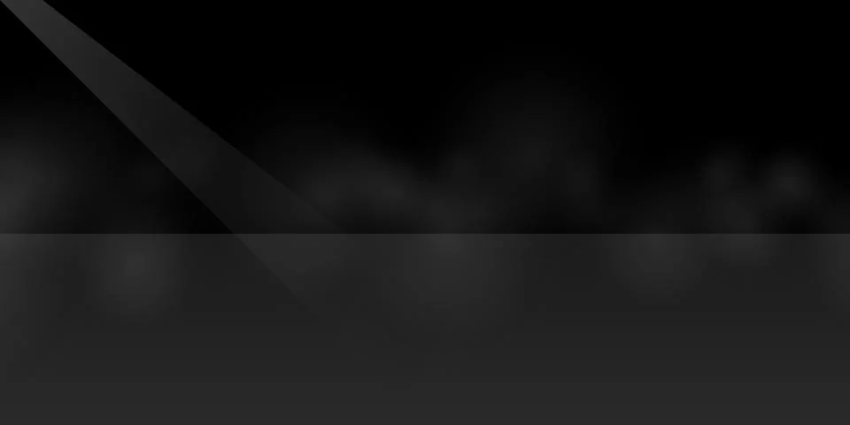 Abstract dark background with soft light beam and bokeh Illustrazione stock