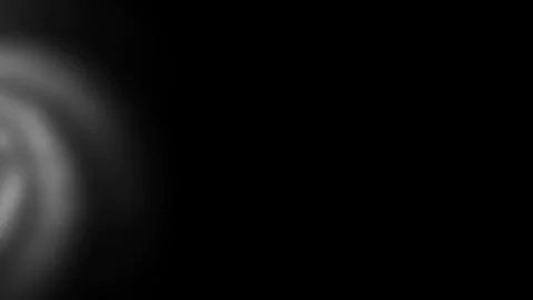 Abstract Dark Background with Soft Monochrome Smoke and Swirling Fog Light .. Stock Footage 346443710