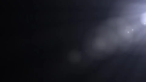 Abstract Dark Background with Soft White Lens Flare and Light Leak Effects. Stock Footage 345392310