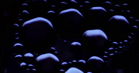 Abstract dark background of spheres with rays of light Stock Footage 157565888