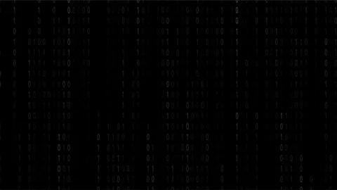 Abstract dark background with subtle digital glitch vertical lines and futu.. Stock Illustration