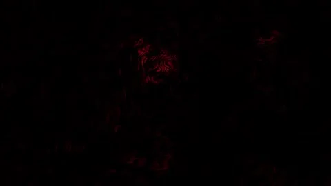 Abstract dark background with subtle red glowing wave patterns Stock Footage 346559291