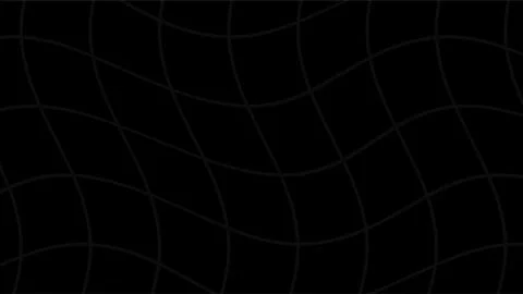 Abstract dark background with subtle wavy grid lines and minimalist black t.. Stock Illustration