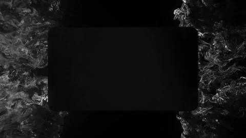 Abstract dark background with swirling smoke clouds. 스톡 동영상 336812706