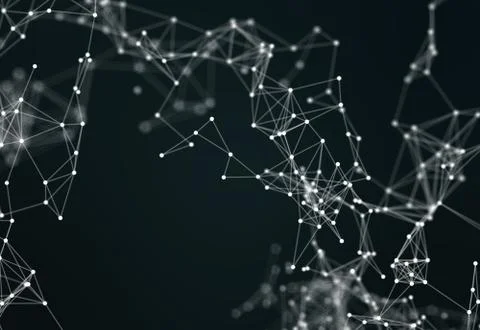 Abstract dark background. Technology concept Stock Illustration