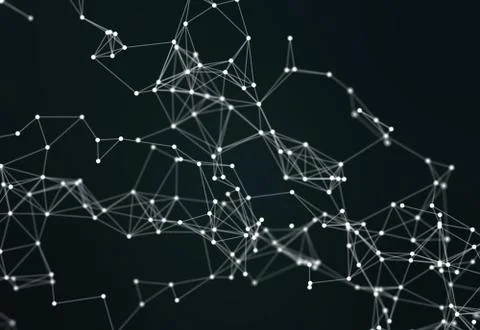 Abstract dark background. Technology concept Stock Illustration