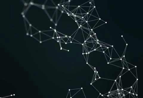 Abstract dark background. Technology concept Stock Illustration