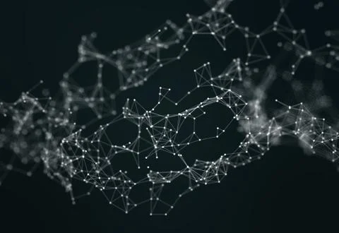 Abstract dark background. Technology concept Stock Illustration