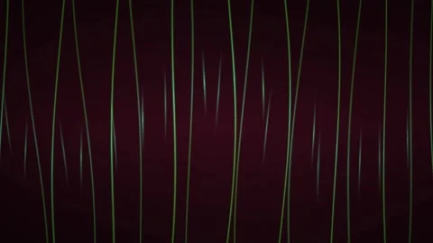 Abstract Dark Background with Thin Green Lines Moving. Stock Footage 334431910