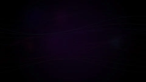 Abstract dark background with thin purple waving lines floating across scre.. Stock Footage 345573073