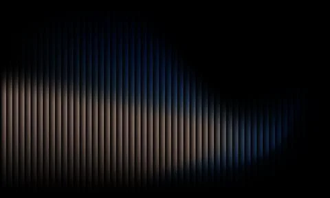 Abstract dark background with vertical lines and soft glowing beige to blue.. 스톡 일러스트