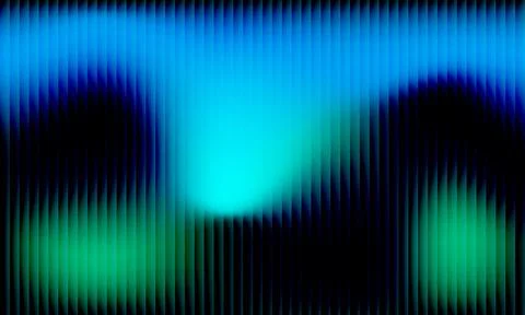 Abstract dark background with vertical parallel stripes and vibrant blue an.. 库存插图