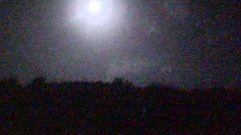 Abstract Dark Background with Warm Light Bokeh Stock Footage 331103600