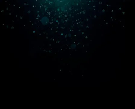 Abstract dark background with a winter bokeh Stock Illustration