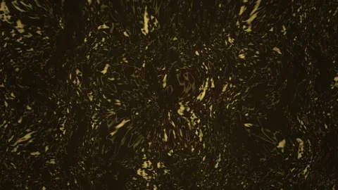 Abstract dark background with yellow flowing patterns and Stock Footage 338226351