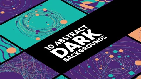 Abstract Dark Backgrounds After Effects stock