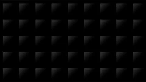 Abstract dark black geometric grid pattern background with 3D square studs. Stock Illustration
